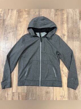 Lululemon Men’s Grey City Sweat Full Zip Hoodie Thermo Tech Fleece. Size Medium